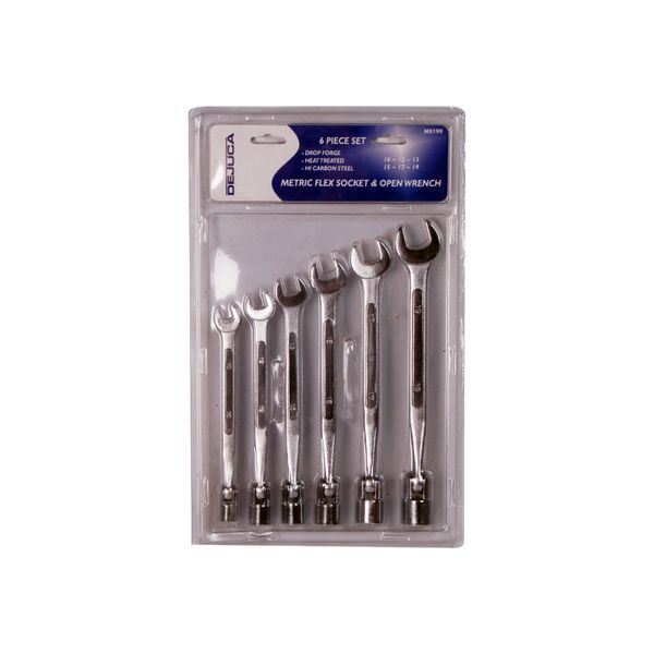 Dejuca - Swivel Spanner - - Single - 6/pce10-19mm