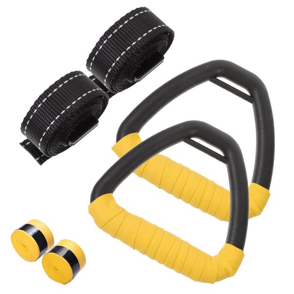 Fitness Suspension Training Gym Rings with Adjustable Straps