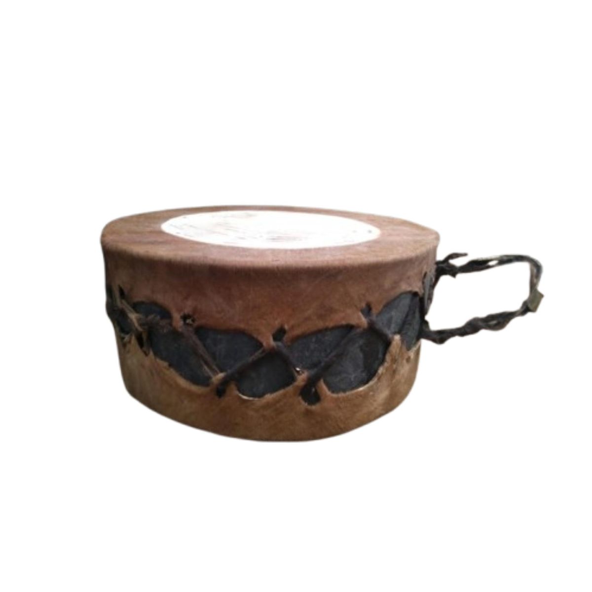 Handmade XL Zulu Drum - 60cm Wide Authentic Cowhide African Drum