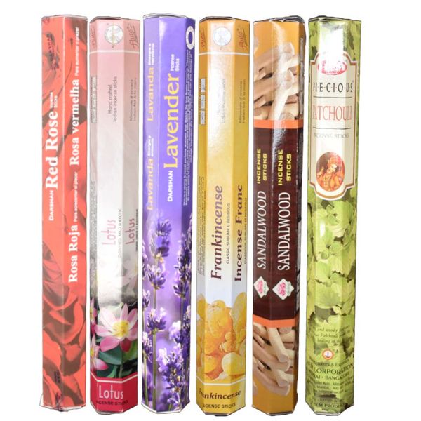 Assorted Aromatherapy Incense Pack (120 Sticks)