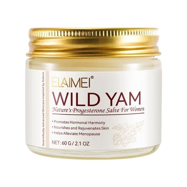 WILD YAM Cream - Nature's Progesterone Salve For Women (60g)