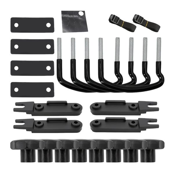 Automotive Tool 23 piece Installation Accessories Roof Box U-Bolt Clamps -13cm
