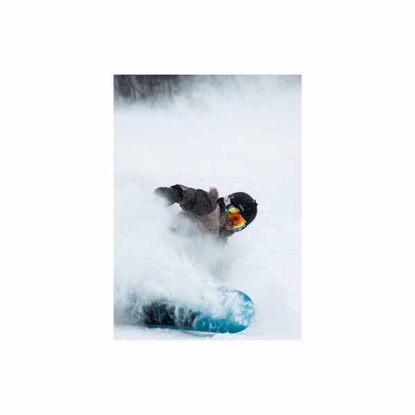 Sliding Snow man - A1 poster