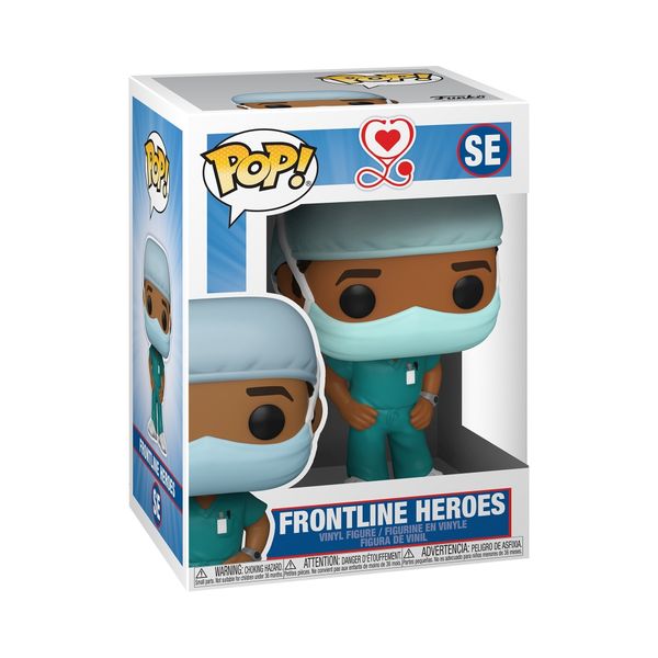 Funko Pop!: Frontline Workers-Male Frontline Heroes Green
