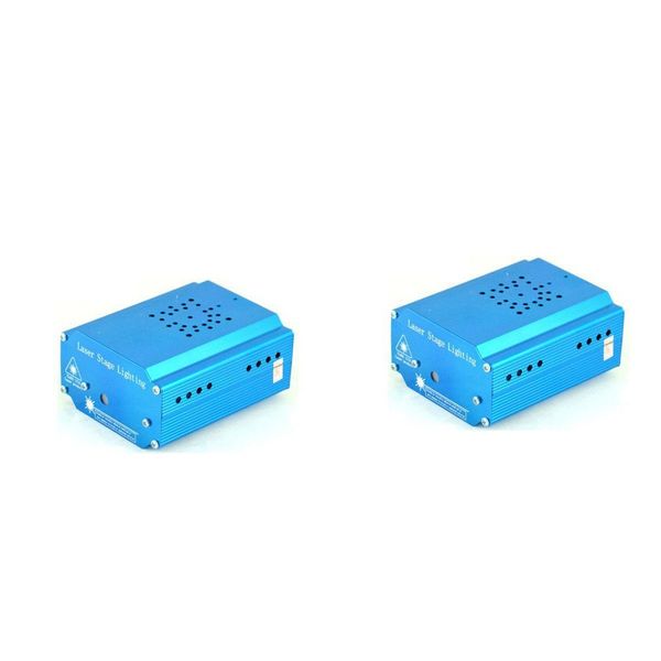 GB Mini Laser Stage Lighting, Holographic Laser Star Projector - Set of 2