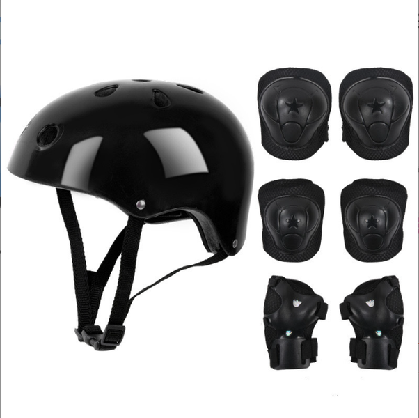 Children's Cycling Protective Gear Set (7-Piece Set), Suitable for Cycling