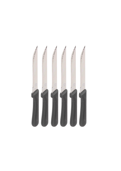 Steak Knife Sharp Tip 127mm Set of 6