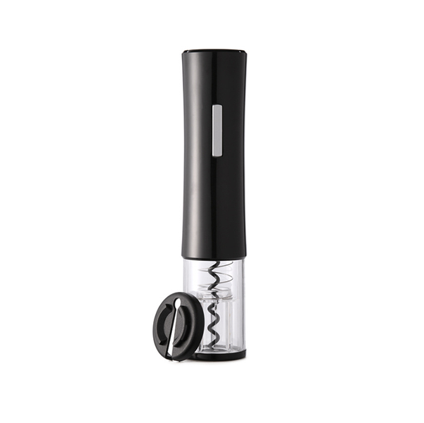 Electric Wine Opener Automatic Corkscrew with Foil Cutter - Black