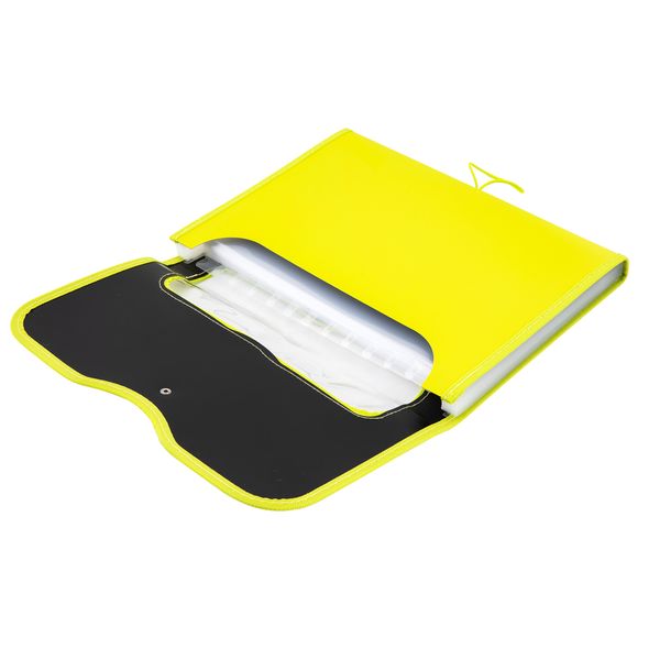 Expanding File A4 - 13 grid. Assorted colours