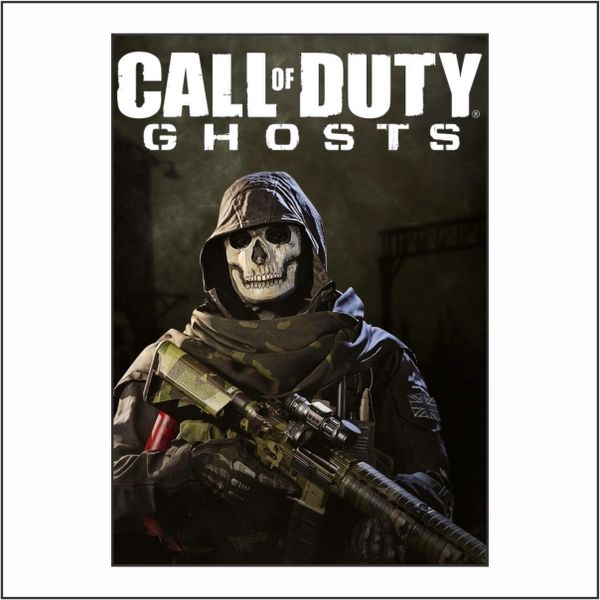 Call Of Duty Ghost Black - A1 Poster