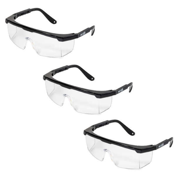 Dromex Euro Spectacle Clear Anti-Scratch &amp; Fog Safety Glasses