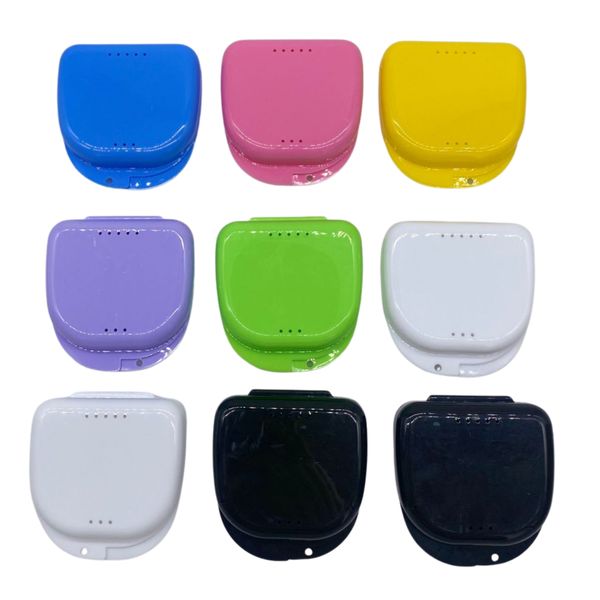 Bestby- 9pcs Dental Storage Case for Brace Retainer Aligner Denture Guard