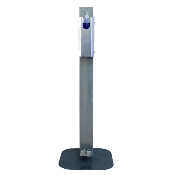Stainless Steel Foot Operated Free Standing Sanitizing Sanitiser Stand