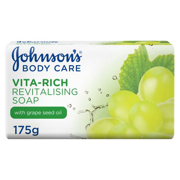 Johnson's Body Soap, Vita-Rich, Revitalising, 175g x 12