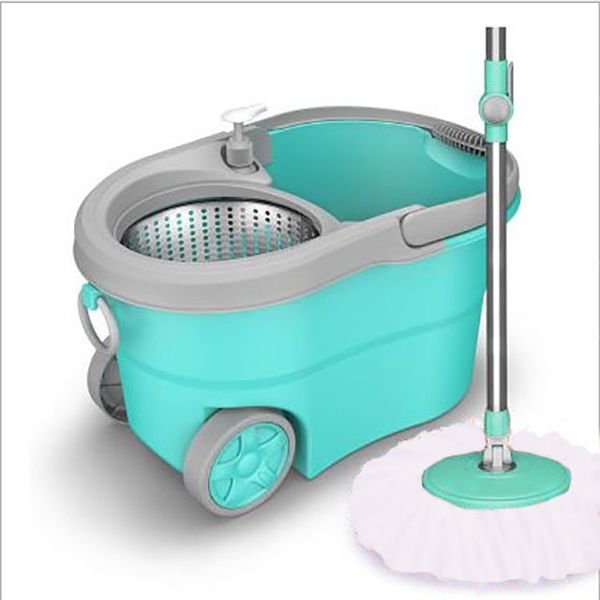 iSpin Mop with Bucket on Wheels 360 Degree Rotation - 11.8L