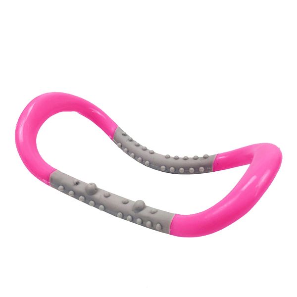 Yoga Pilate Circle Stretch Resistance Massage Training Ring - Rose Red