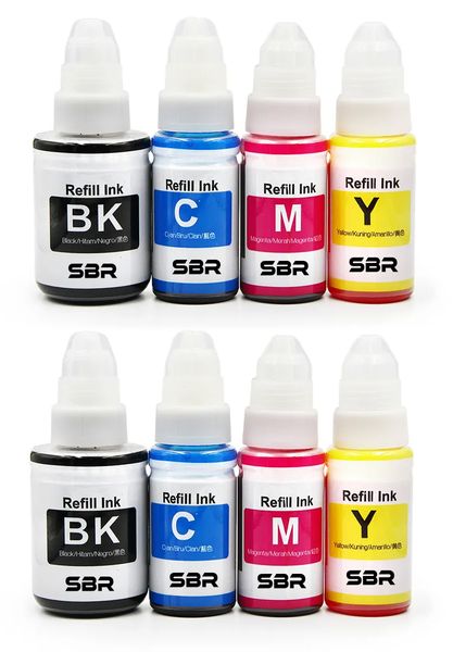 SBR Canon GI-490 Compatible inks Multipack - 2 Sets