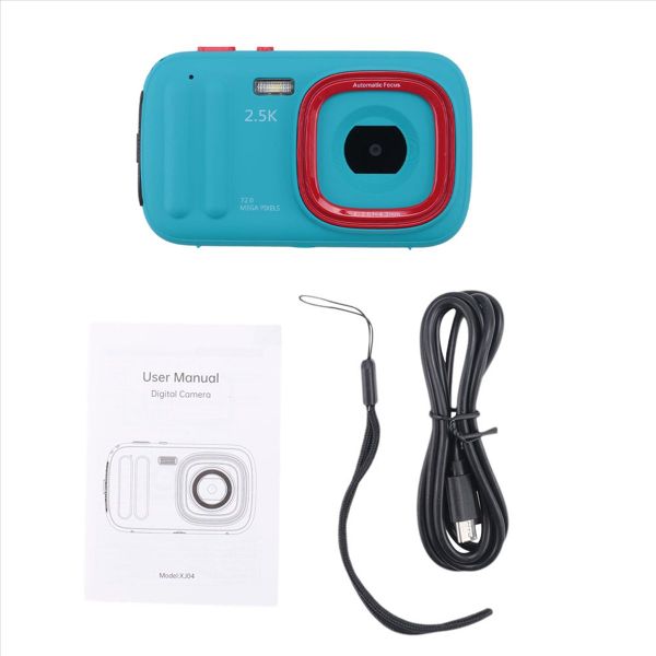 72Mp Digital Camera 2 5K Compact Point And Shooting Camera Black