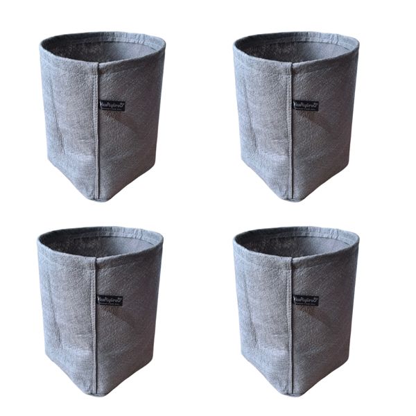 4 Pack|10lt Fabric Grow Bag|Heavy Duty|Breathable&amp;Durable