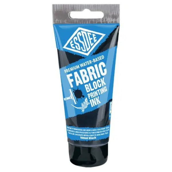 Fabric Blockprinting Ink Black 150ml
