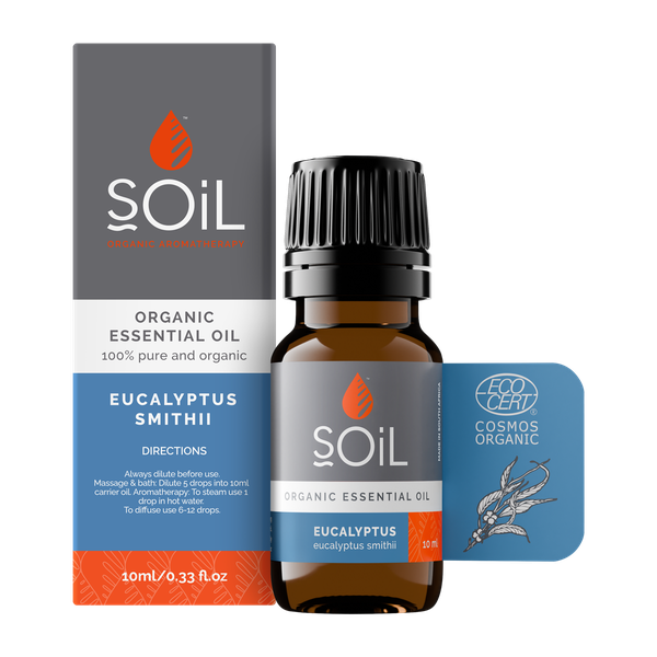 SOiL Organic Eucalyptus Oil 10ml (Eucalyptus Smithii)