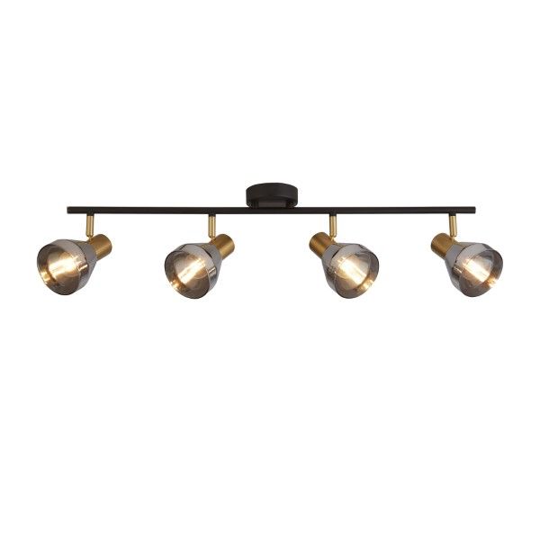 The Lighting Warehouse - Spot Drake 4 Light Bar Black