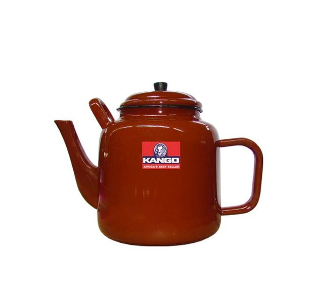 Kango - Enamel Teapot - Brown - 4.5L