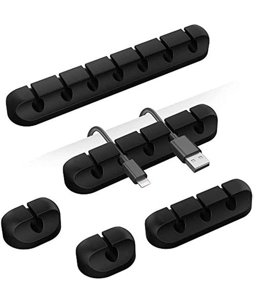 5 Packs Self Adhesive Cable Management for USB Cable/Power Cord