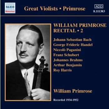 William Primrose Recital (CD / Album)