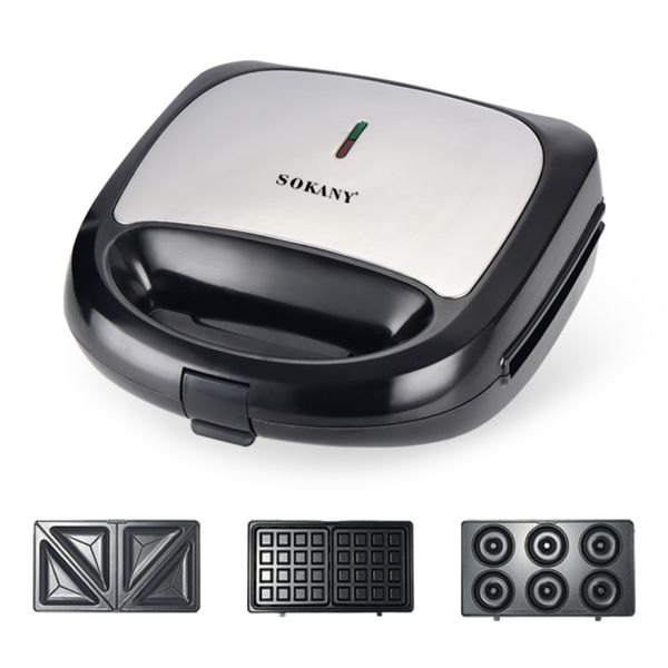Sokany 3in1 Slice Sandwich Maker Set - 750W
