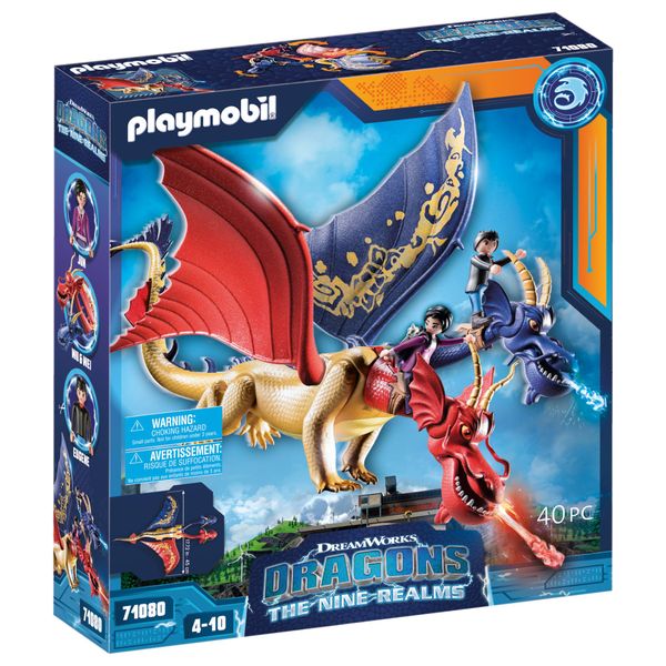 Playmobil Dragons: The Nine Realms - Wu &amp; Wei with Jun 40 Pieces