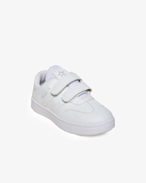 Soviet Kids Vespa White PU Velcro Sneaker
