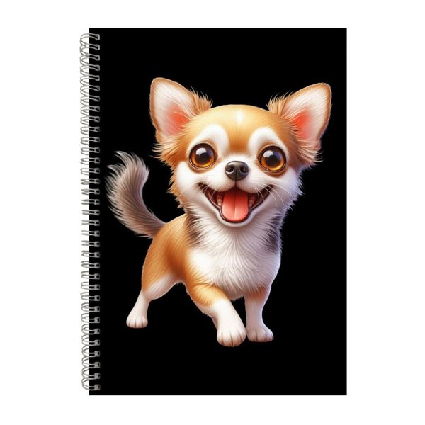 Chihuahua A4 Notebook Spiral Lined Trendy Notepad Dog Gift Idea 303