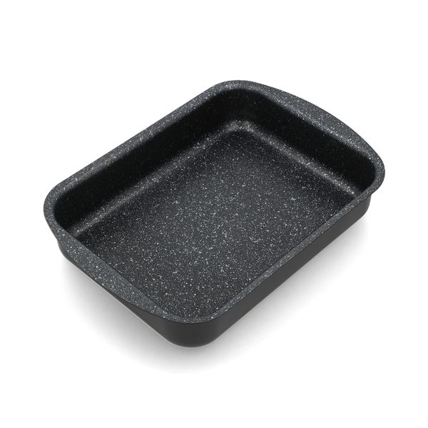 George &amp; Mason - Black Rectangular Roasting Pan - 25cm
