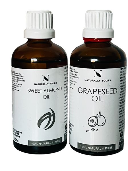 Grapeseed Oil 100ml &amp; Sweet Almond Oil 100ml