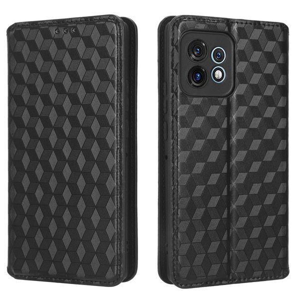 Flip Cover Compatible With Motorola Edge+ (2023) Shockproof Leather Cover
