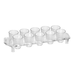 shooter glass tray