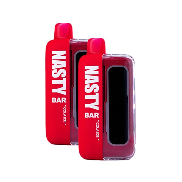 2 x Nasty Rechargeable Bar 20000 Puff 50mg Cola Ice