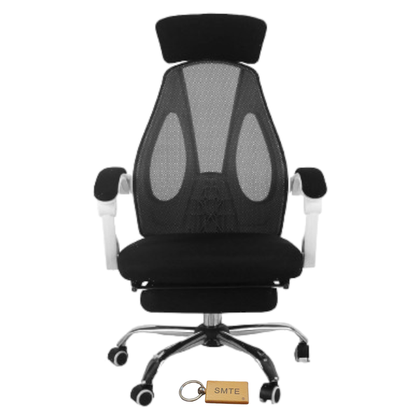 Smte- Ergonomic office chair -Black T4-VC8501M-F-133+Keyring