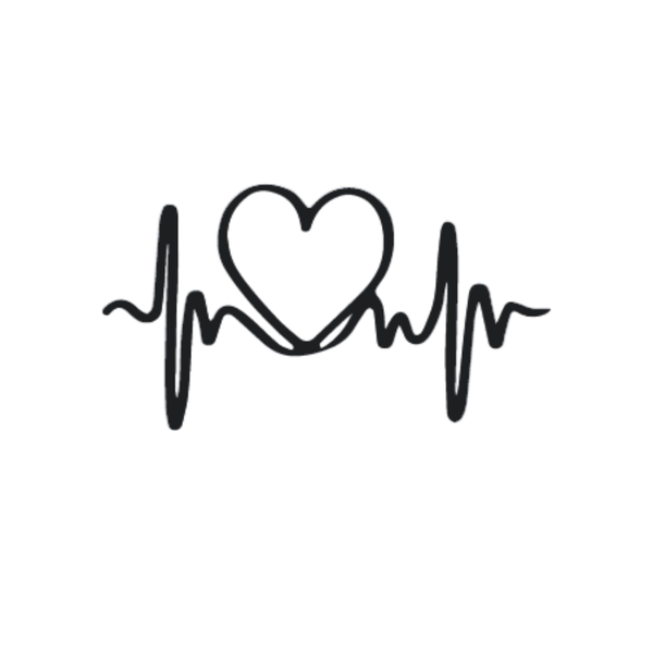 th-INK Semi-Permanent Tattoo kit - Heartbeat Love - 55x55mm