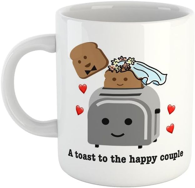 Toast to the happy couple-Mother's day-Father's day-Valentine-Christmas Mug