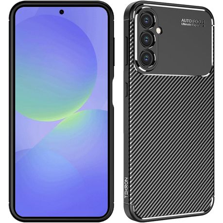 TEKRON Premium Shock Resistant Carbon Texture Case Compatible with Samsung Galaxy A36 Image