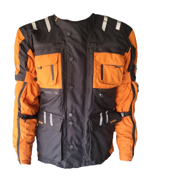 Metalize Textile 422 Black/Orange Jacket