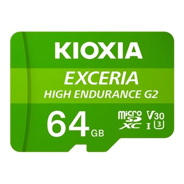 Kioxia Exceria 64GB G2 High Endurance microSDXC - UHS-I, U3, V30, A1