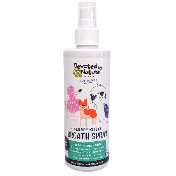 Devoted By Nature - Slurpy Kisses - Breath Spray for Dogs - 200ml