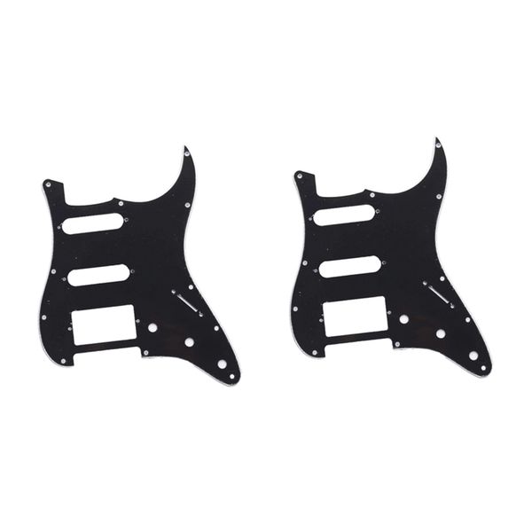 Guitar Accessories Guitar Pickguard Front Cover Black-White Shell