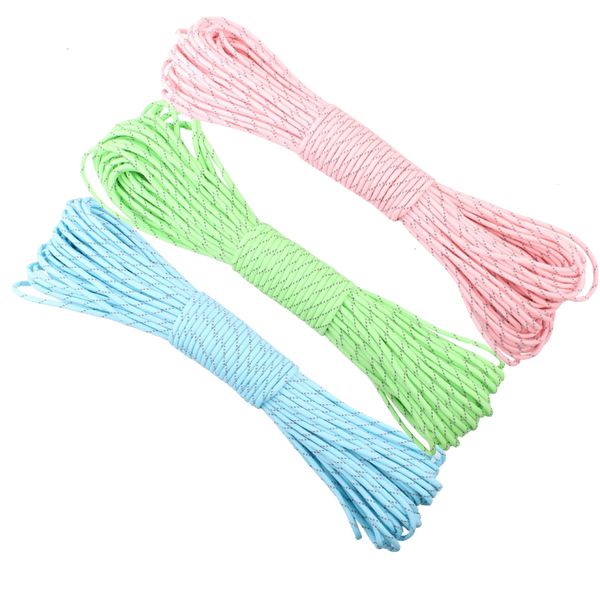 Camping Paracord 3 x 10M Luminous Reflective