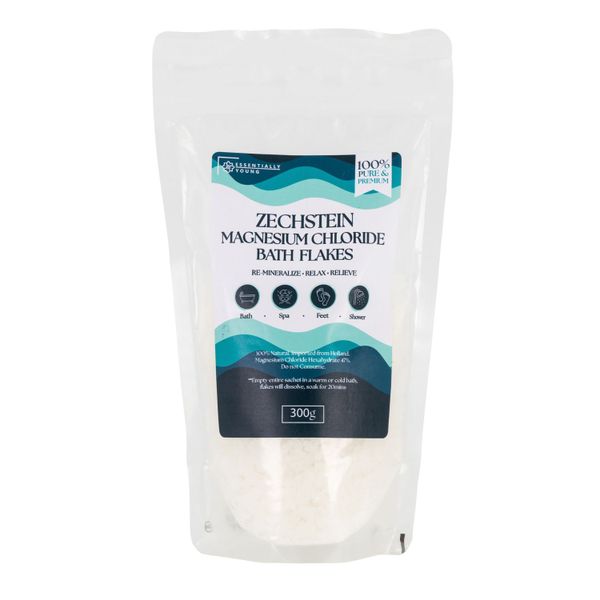 Magnesium Bath Flakes | Zechstein - Detox &amp; Relaxation | Essentially Young
