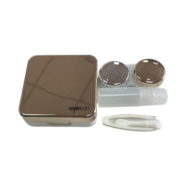 2-Piece Portable Mirror Design Contact Lens Storage Case K-1520