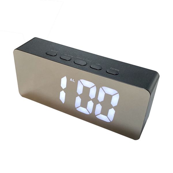 Plastic Case Battery Powered Digital LED Display Clock for Student/Bedroom